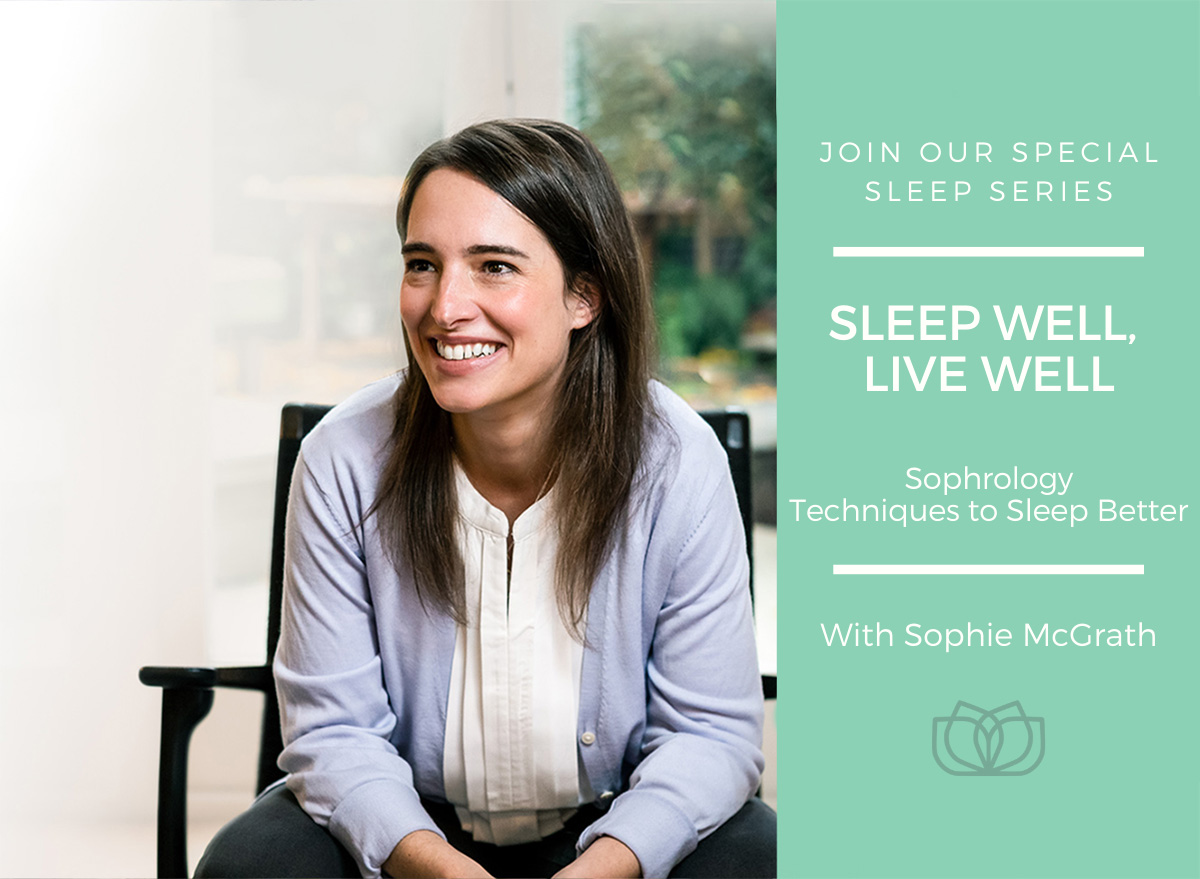 SLEEP WELL, LIVE WELL with Sophie McGrath – Online Event 19  Mar