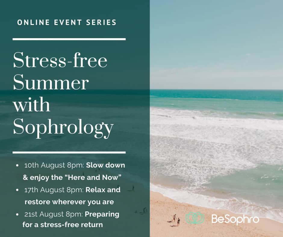 Stress-free Summer with Sophrology – Online Event series