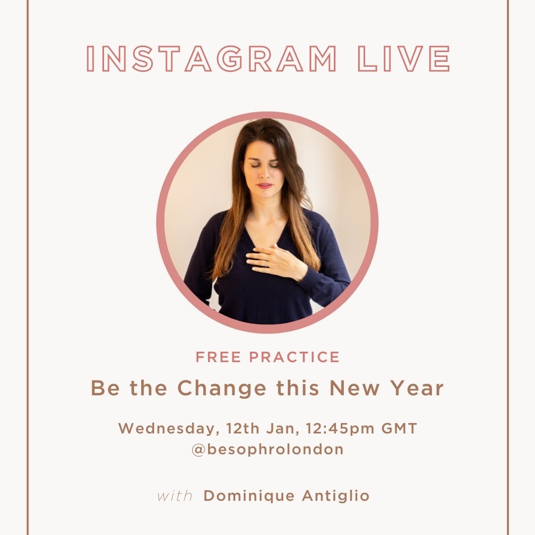 Free Instagram Live (Postponed) – Be the Change this New Year