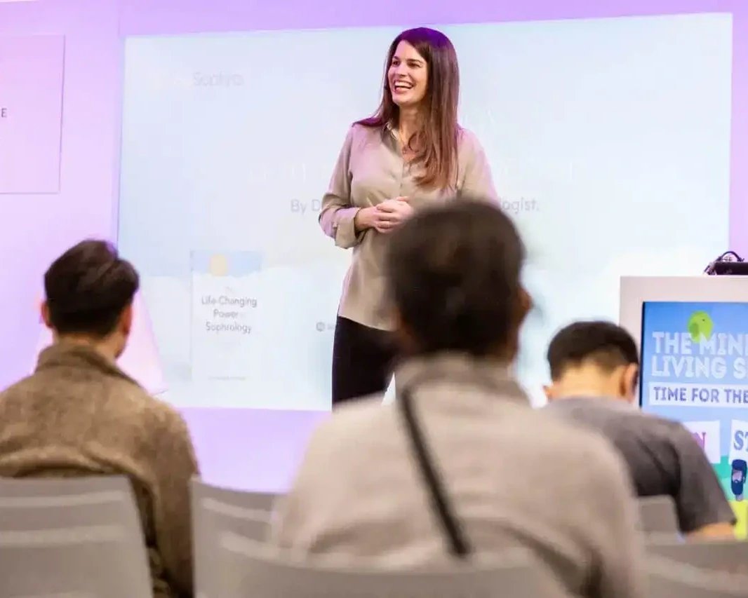 Dominique Antiglio Speaking at an event